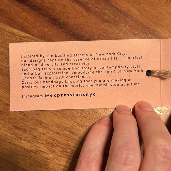 E | N Expressions NYC Green Luxury Vegan Handbag NWT - Picture 9 of 10